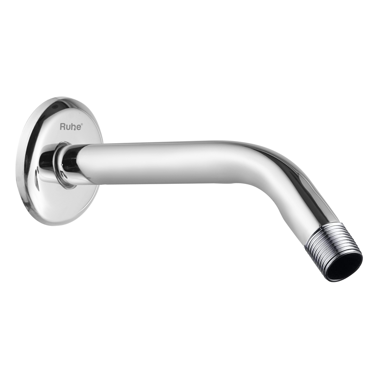 Half Bend Round 304-Grade Shower Arm (15 Inches) - by Ruhe