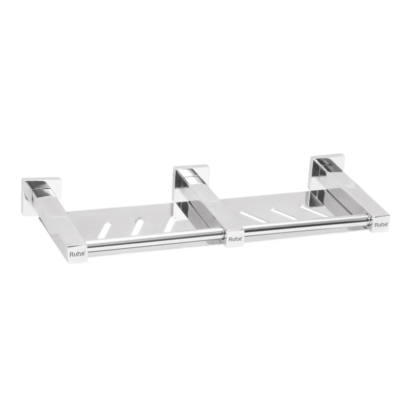 Stellar Stainless Steel Double Soap Dish - by Ruhe®