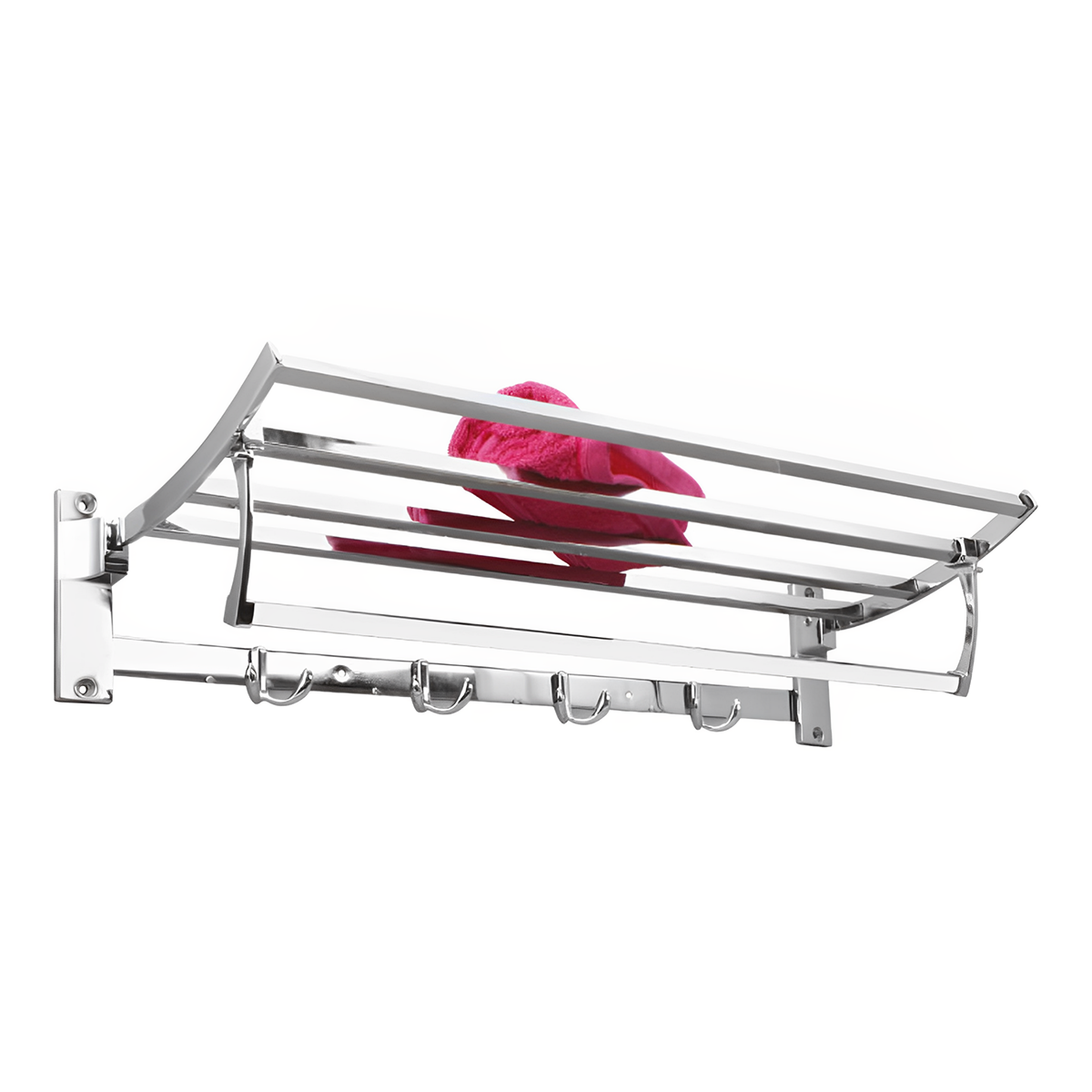 Square Foldable Towel Rack (24 Inches)