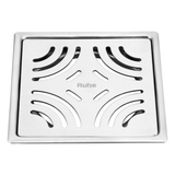 Venus Square Premium Flat Cut Floor Drain (5 x 5 Inches)