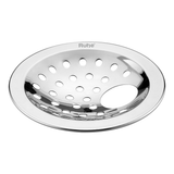 Solid Polka Round Floor Drain (4½ inches) With Hole (Pack of 2) - by Ruhe®