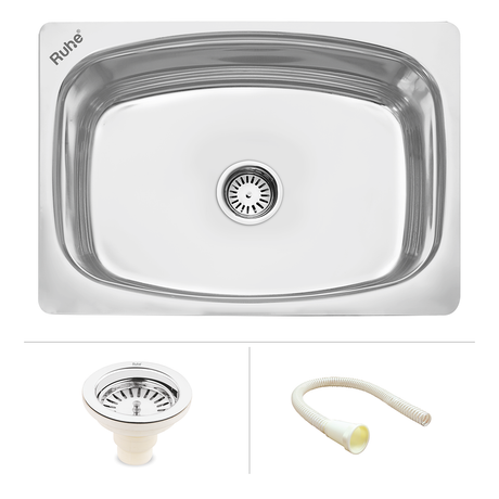 Oval Single Bowl (24 x 18 x 9 inches) Kitchen Sink
