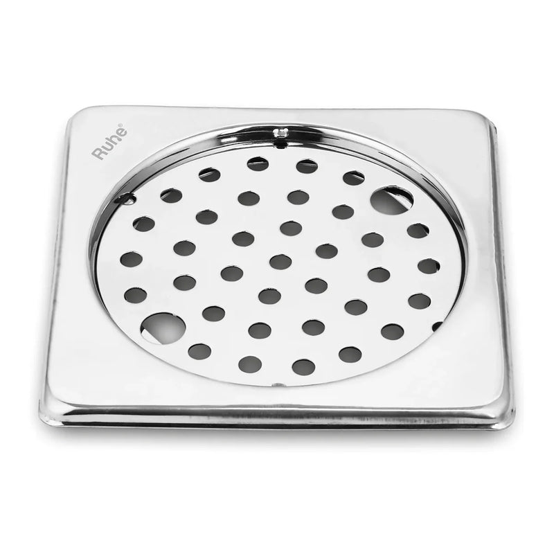 Plain Neon with Collar Square Floor Drain (5 x 5 inches) with Lock - by Ruhe