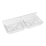 Square ABS Double Soap Dish
