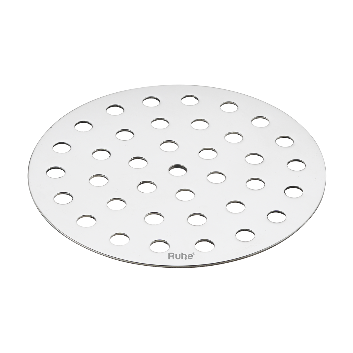 Plain Polka Round Floor Drain (4 Inches) (Pack of 4) - by Ruhe®