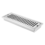 Vertical Shower Drain Channel (24 x 4 Inches) with Cockroach Trap (304 Grade) - by Ruhe®