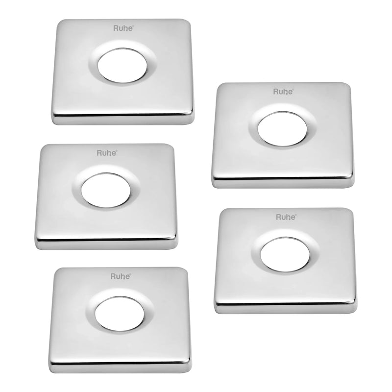 Square Flange (Chrome-Plated) (Pack of 5)