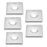 Square Flange (Chrome Plated) (Pack of 5)
