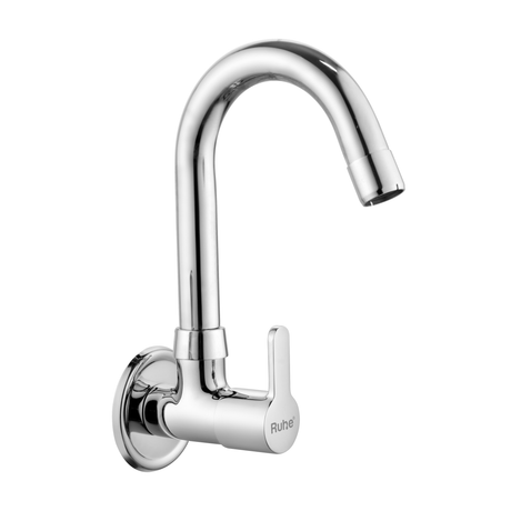 Pavo Sink Tap with Small (12 inches) Round Swivel Spout Brass Faucet