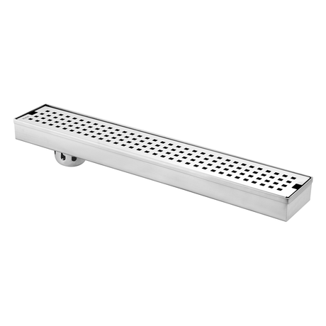 Palo Shower Drain Channel (48 x 3 Inches) with Cockroach Trap (304 Grade)