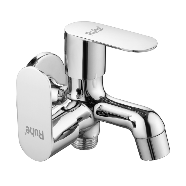 Onyx Two Way Bib Tap Brass Faucet (Double Handle)