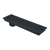 Palo Shower Drain Channel (18 x 5 Inches) Black PVD Coated
