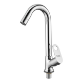 Orbit Swan Neck with Small (12 inches) Round Swivel Spout Brass Faucet