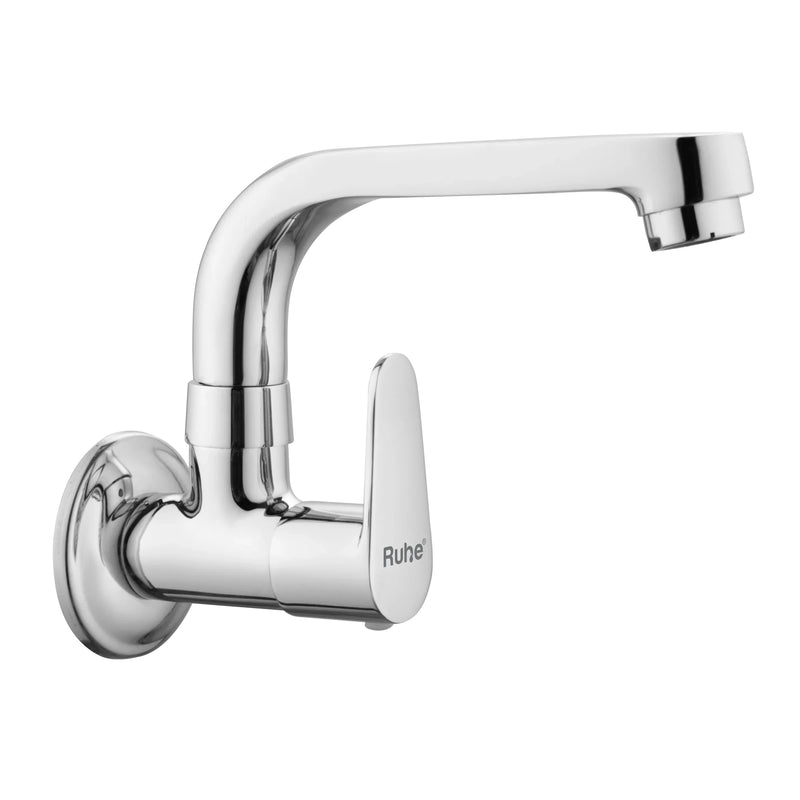Eclipse Wall Mount Kitchen Sink Tap with Swivel Spout