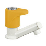 Gold Oval PTMT Pillar Cock Faucet