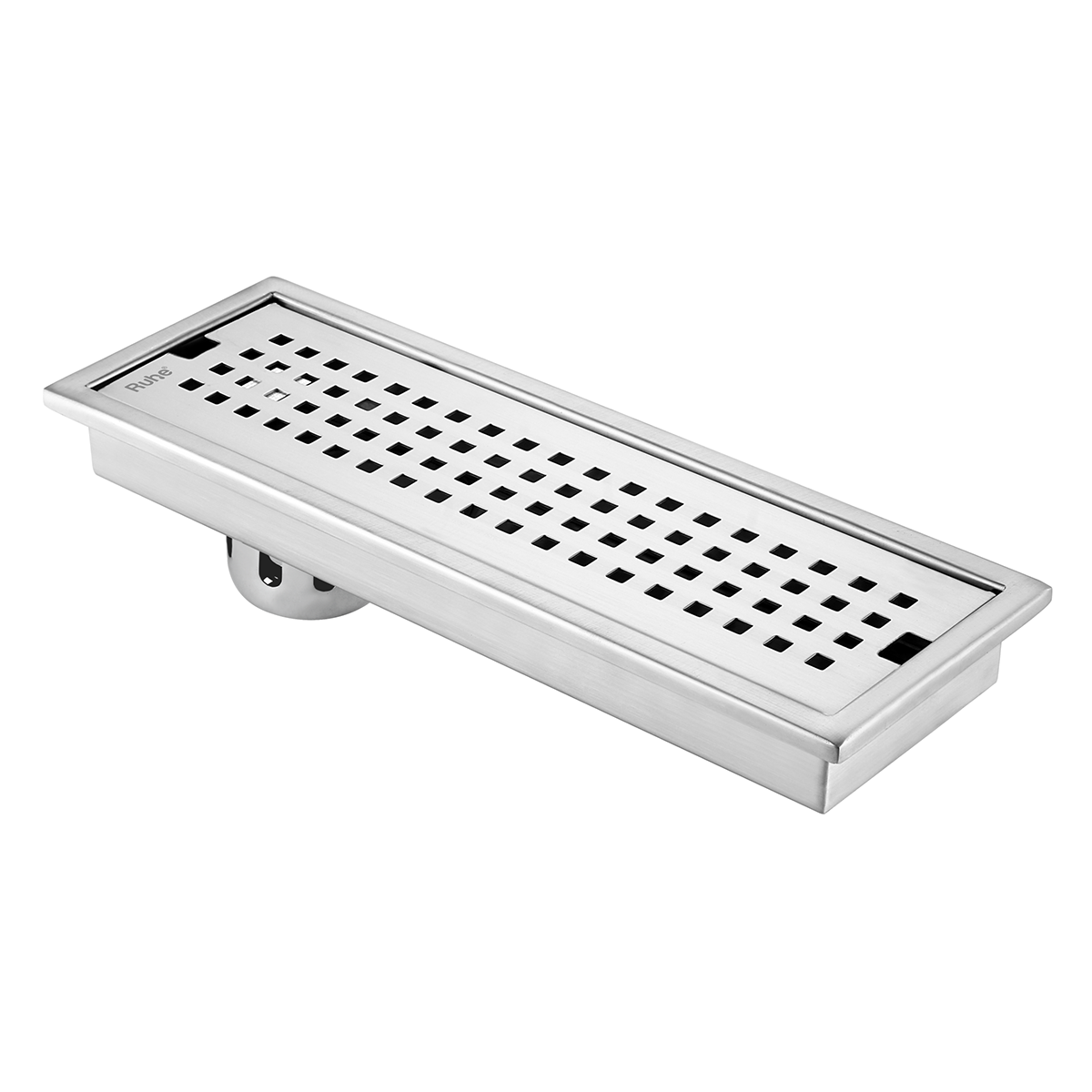 Palo Shower Drain Channel (24 x 5 Inches) with Cockroach Trap (304 Grade) - by Ruhe®