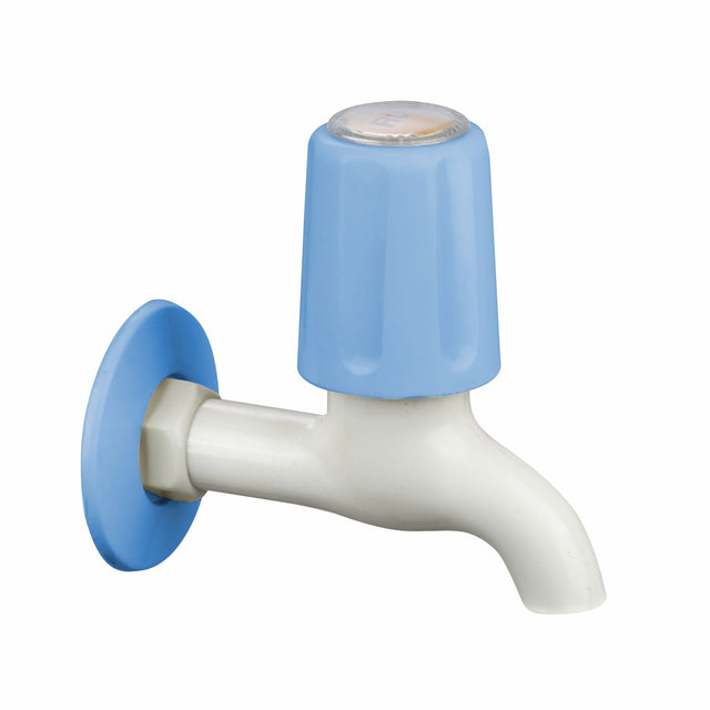 Indigo Round PTMT Bib Cock Faucet