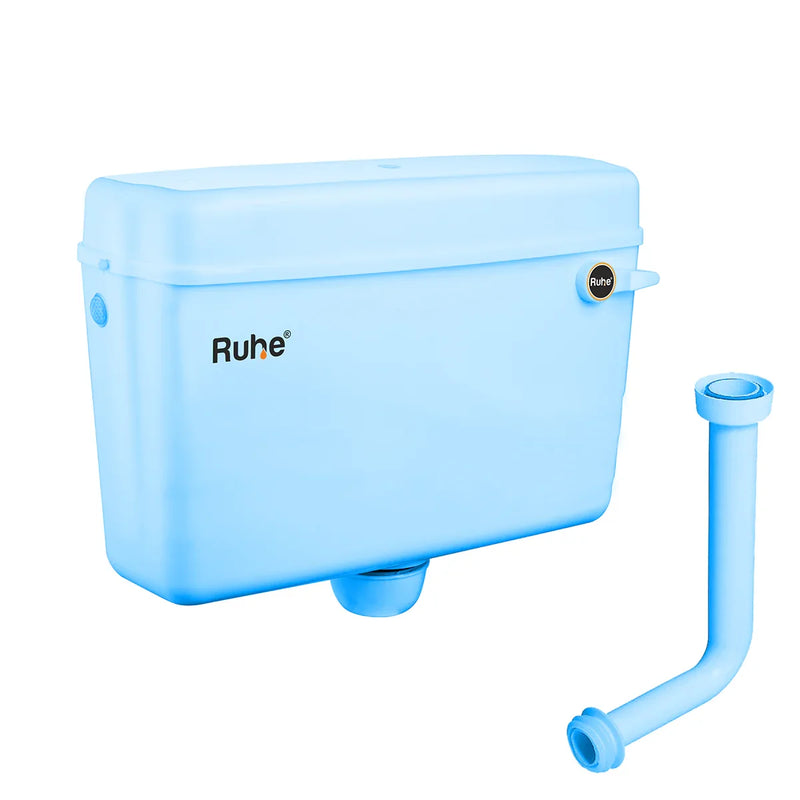 Blue Flushing Cistern (9 Ltr) - by Ruhe