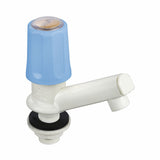 Indigo Round PTMT Pillar Cock Faucet