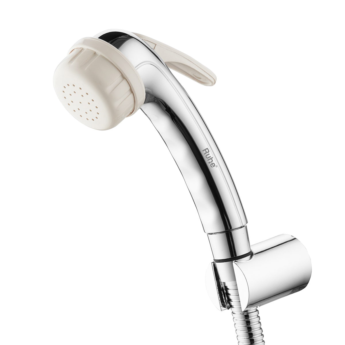 Tesla Health Faucet with Braided 1 Meter Flexible Hose (304 Grade) and Hook - by Ruhe®