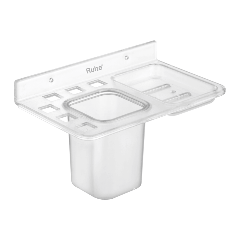 3 in 1 Tumbler, Toothbrush Holder, Soap Dish - by Ruhe