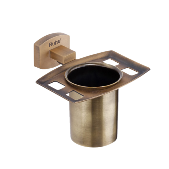 Aura Brass Tumbler Holder