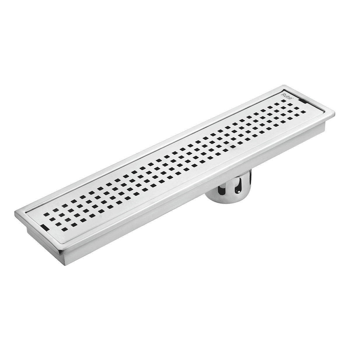 Palo Shower Drain Channel (48 x 4 Inches) with Cockroach Trap (304 Grade) - by Ruhe®