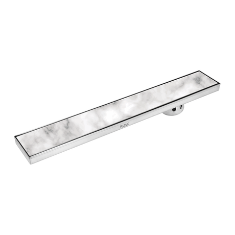 Marble Insert Shower Drain Channel (48 x 4 Inches) with Cockroach Trap (304 Grade)