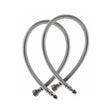 Faucet Connector Mixer Connection Pipe (18 Inches) (Pack of 2)