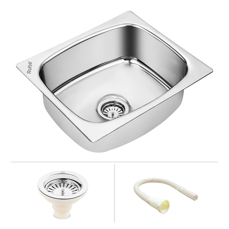 Oval Single Bowl (16 x 18 x 8 inches) Kitchen Sink