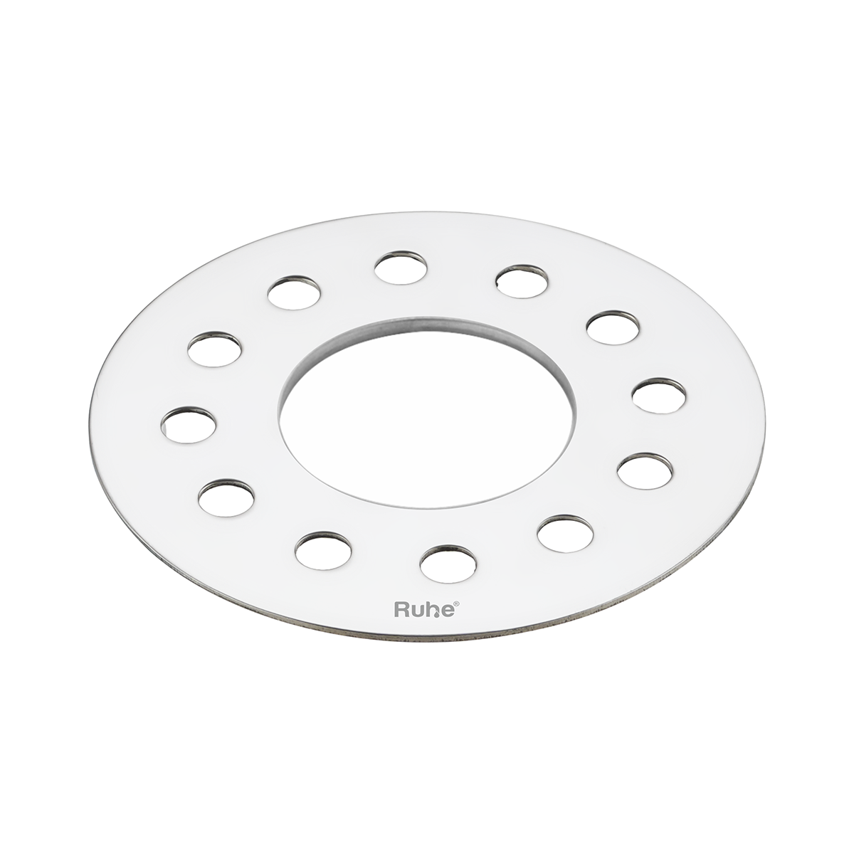 Plain Polka Round Floor Drain with Hole (3 Inches) (Pack of 4) - by Ruhe®