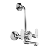 Onyx Wall Mixer Brass Faucet with L Bend - by Ruhe®