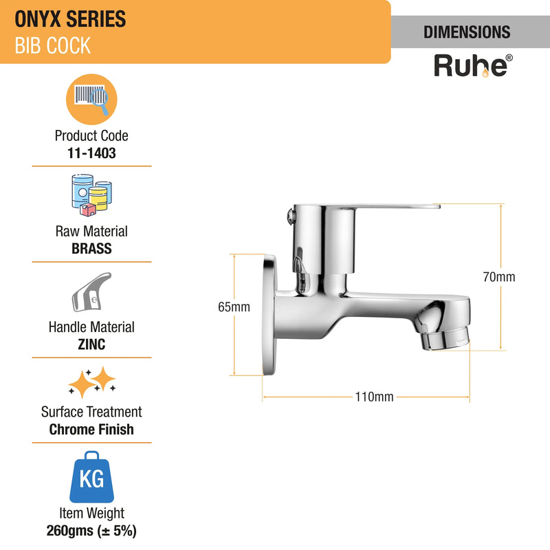 Onyx Bib Tap - by Ruhe