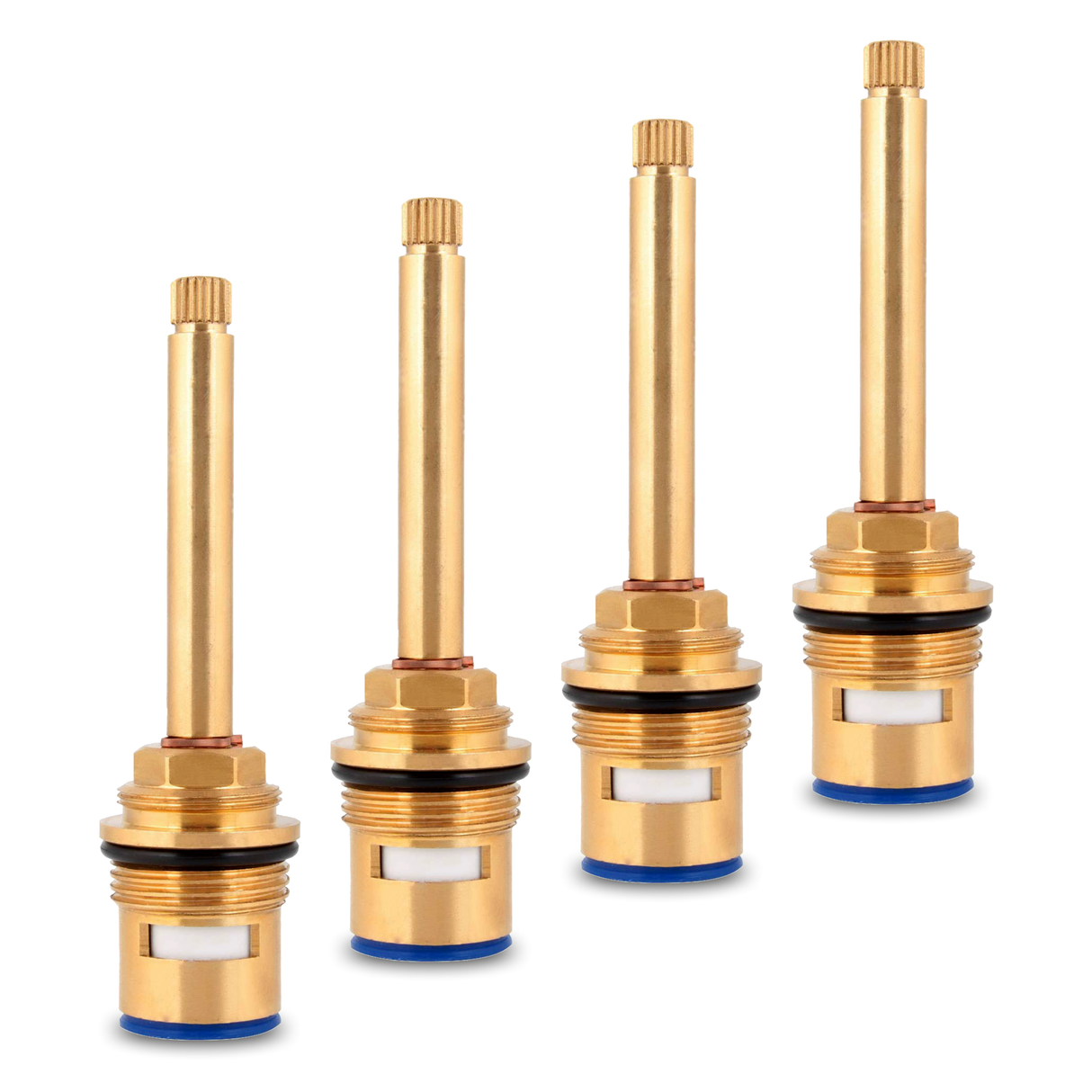 Concealed Brass Ceramic Disc Cartridge (Quarter-Turn) (Pack of 4) - by Ruhe®