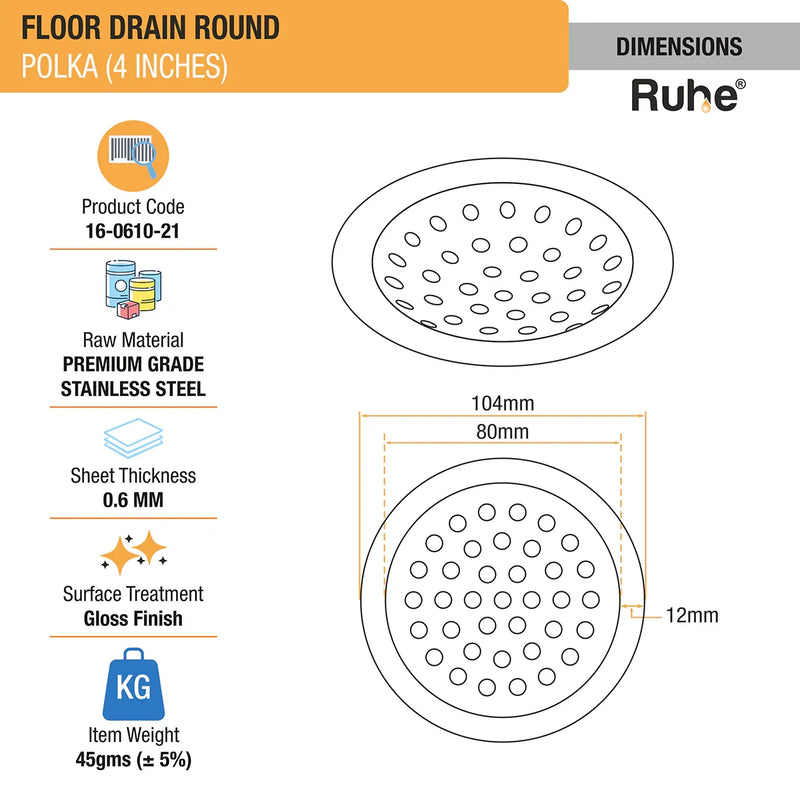 Polka Floor Drain