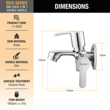 Rica Bib Two Way Double Handle Faucet 2