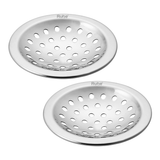 Solid Polka with Collar Round Floor Drain (5 inches) (Pack of 2)- by Ruhe®