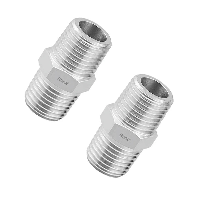 Hex Nipple (1 inches) (Pack of 2)- by Ruhe
