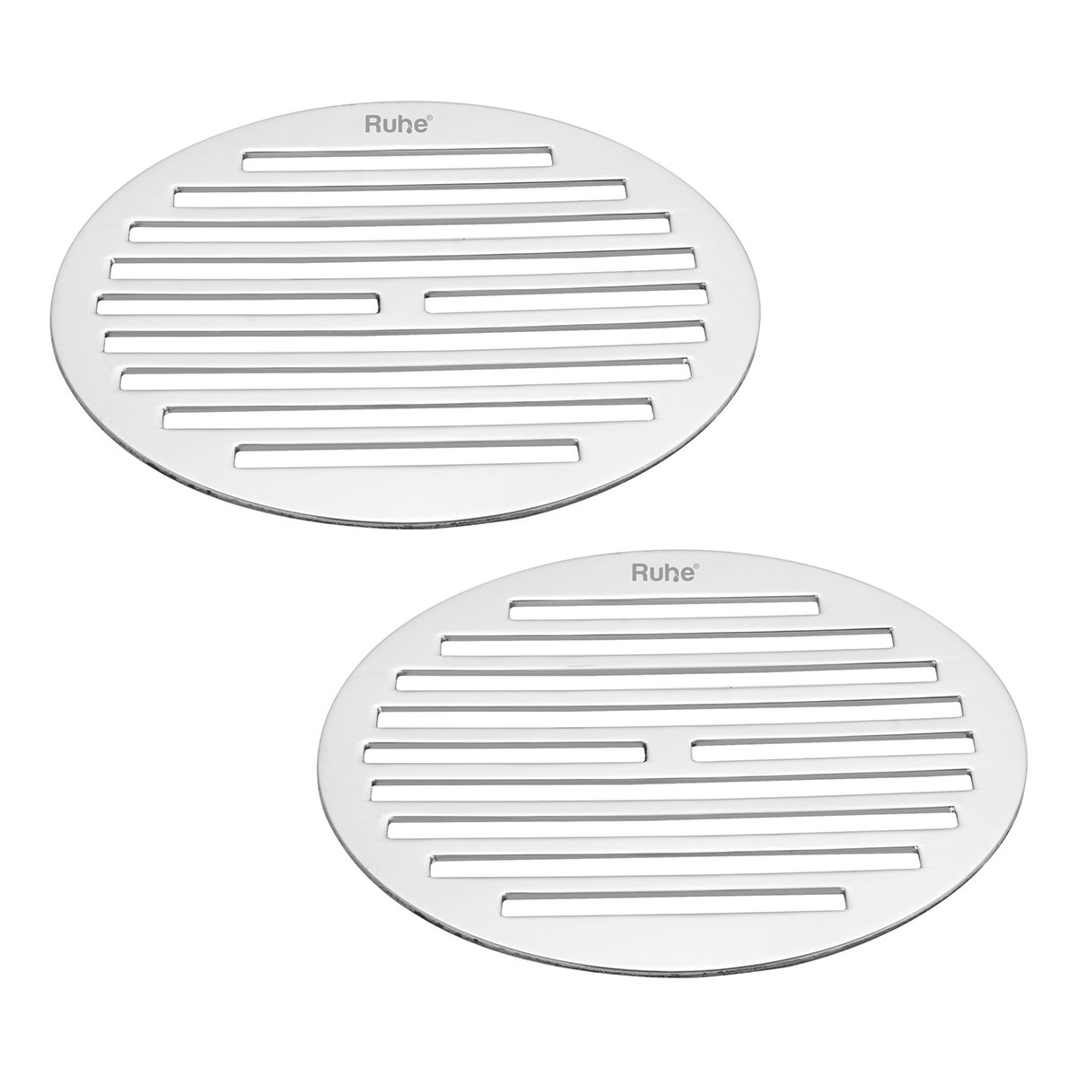 Classic Round Jali Floor Drain (5 inches) (Pack of 2) - by Ruhe®