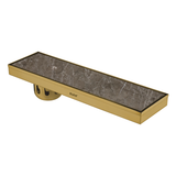 Marble Insert Shower Drain Channel (36 x 5 Inches) YELLOW GOLD