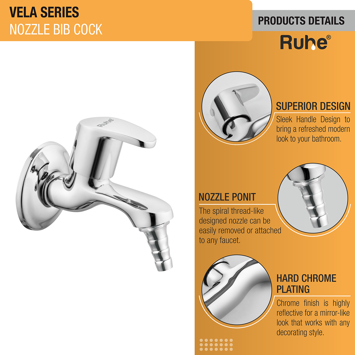 Vela Nozzle Bib Tap - by Ruhe®