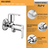 Rica Nozzle Bib Tap Brass Faucet- by Ruhe®