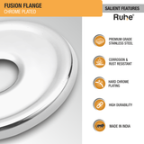 Fusion Flange (Chrome Plated) (Pack of 5) features