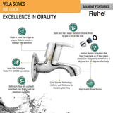 Vela Bib Tap Brass Faucet- by Ruhe®