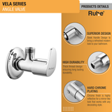 Vela Angle Valve Brass Faucet- by Ruhe®