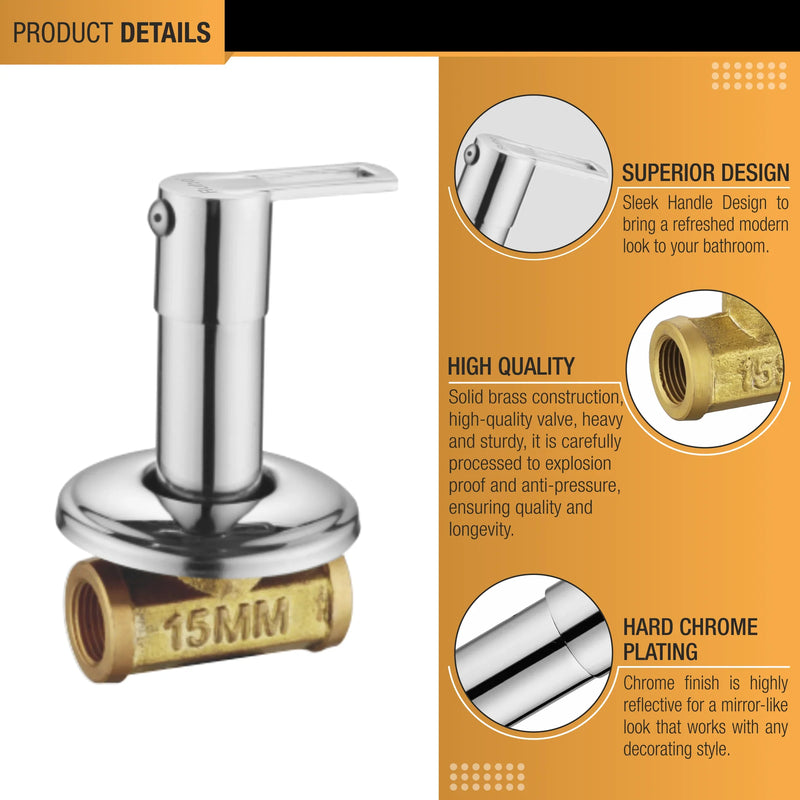 Kubix Concealed Stop Valve