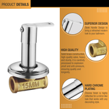 Kubix Concealed Stop Valve Brass Faucet (15mm) product details
