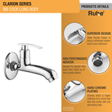 Clarion Bib Tap Long Body Brass Faucet product details