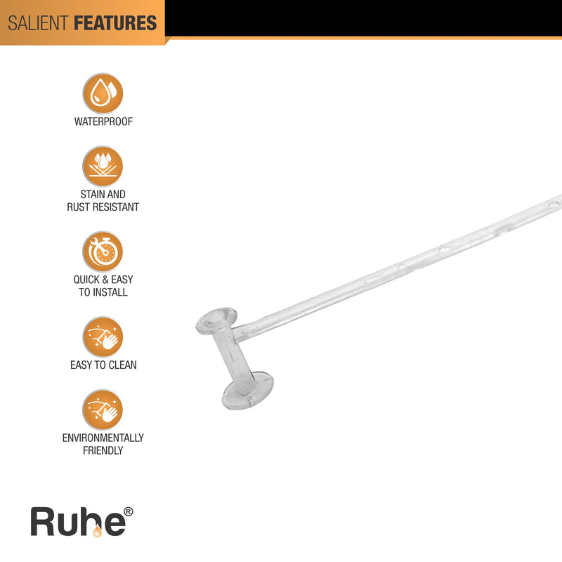 Round ABS Towel Rod (21 inches) - by Ruhe