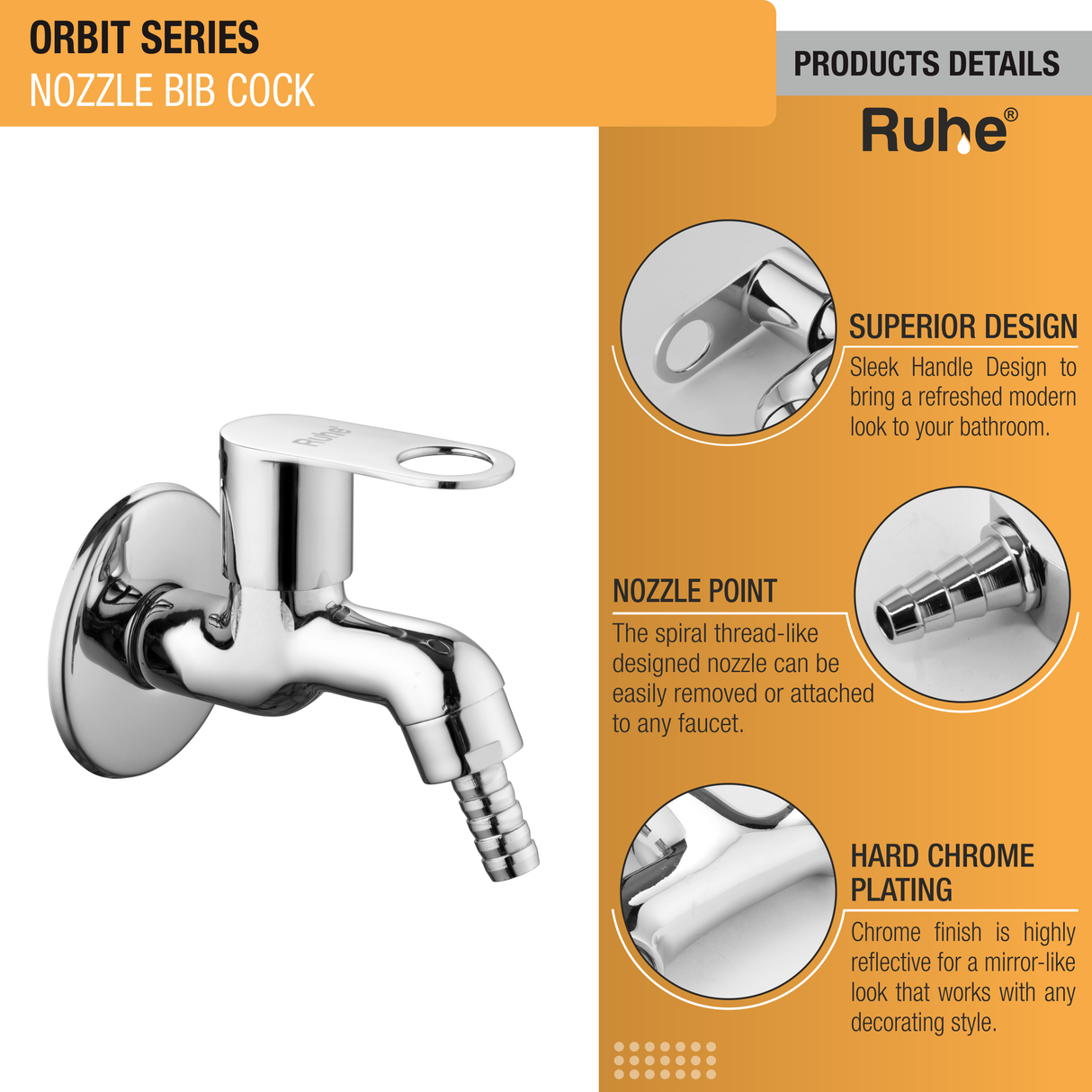 Orbit Nozzle Bib Tap - by Ruhe®